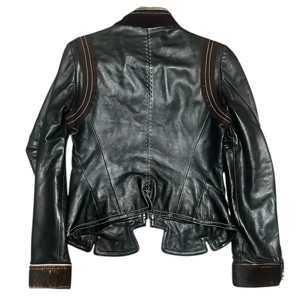 Calf hair+ Leather Jacket… it’s a banger! 🔥 - Picture 11 of 11